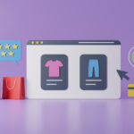 Eshop cez WordPress zobrazený na obrazovke počítača počas správy webu